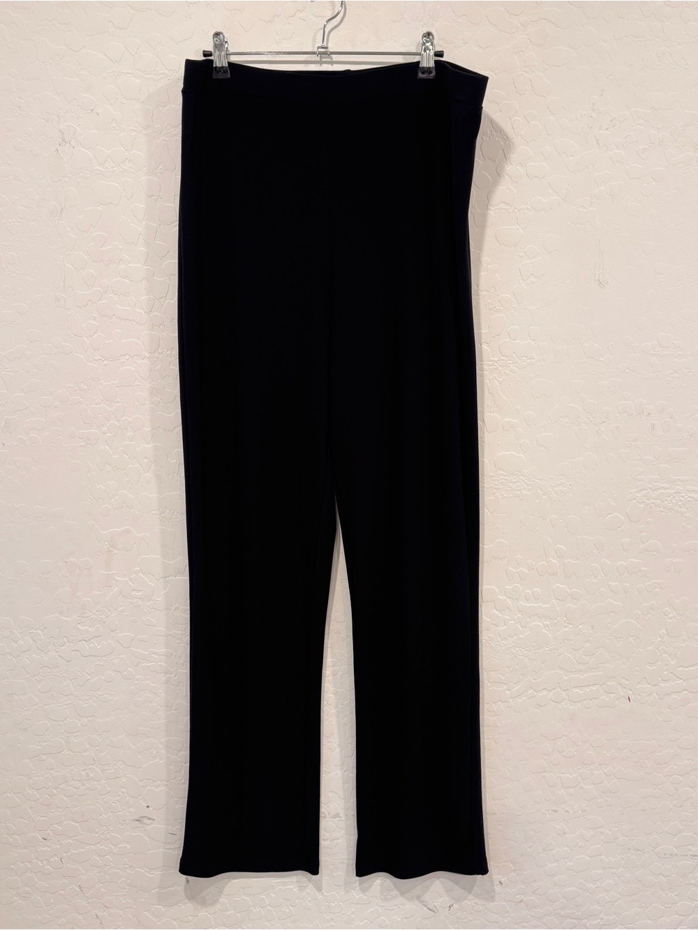 Sympli Dress Pants Womens 12 Black Jersey Ankle Straight Leg Pull On Canada
